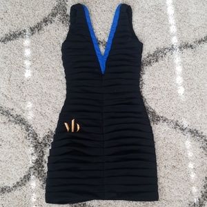 SEXY BLACK DRAKE VIRGINIA BLACK DRESS